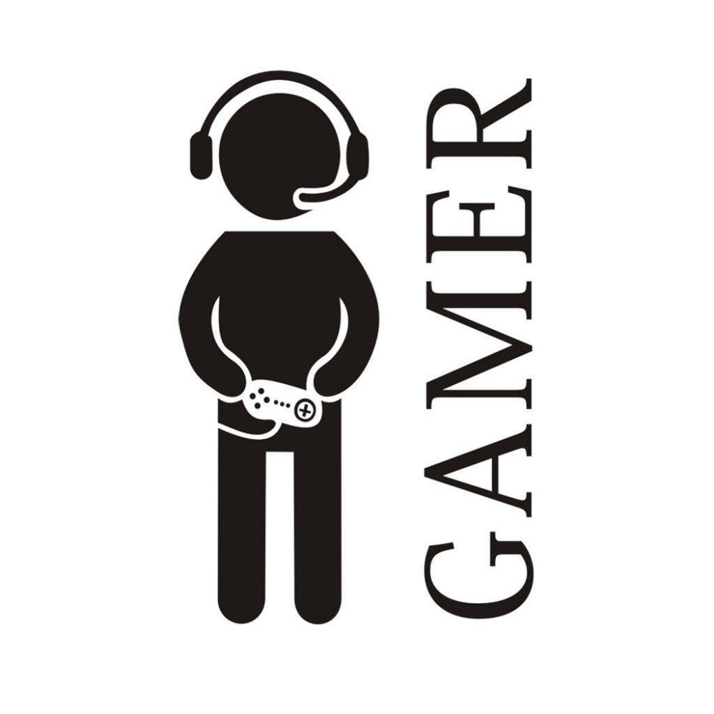 Gamer Door Decal