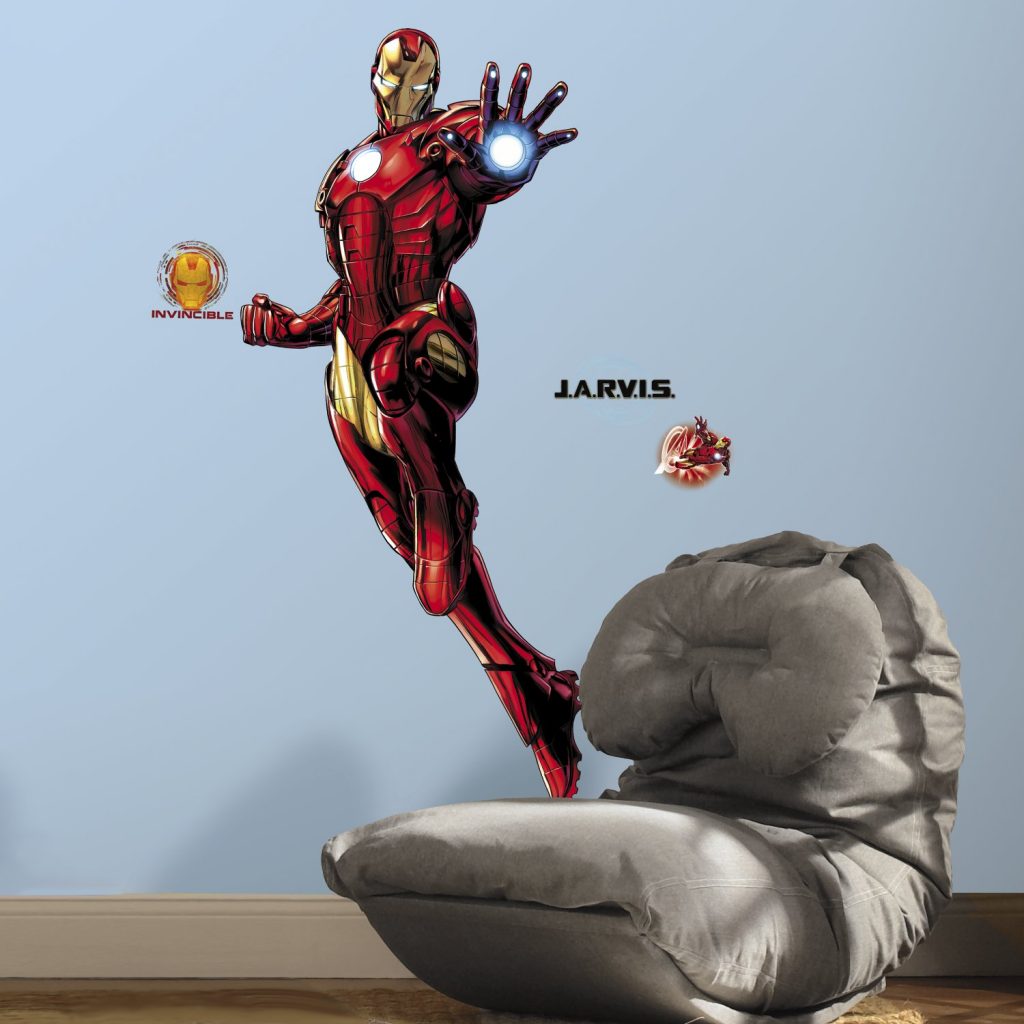 superhero wall decal for kids