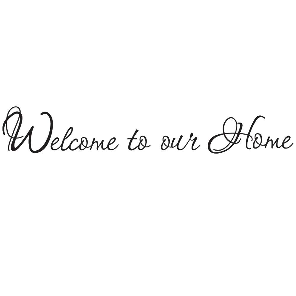 welcome home decal