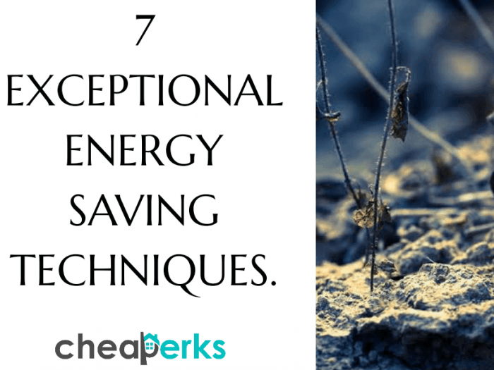 energy conservation techniques