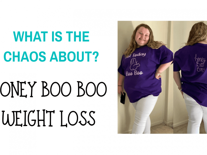 honey boo boo weight loss