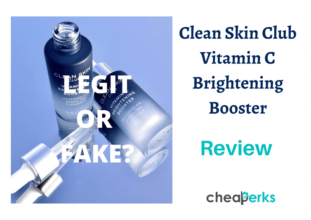 clean skin club vitamin c brightening booster review