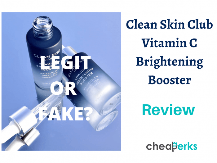 clean skin club vitamin c brightening booster review