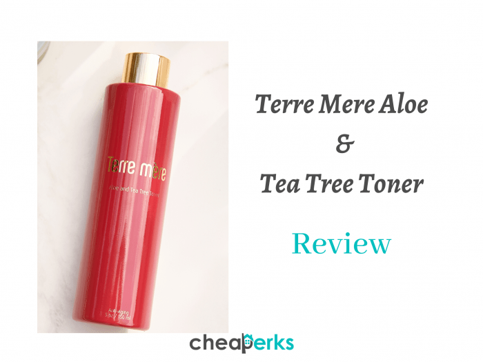 terre mere aloe and tea tree toner review