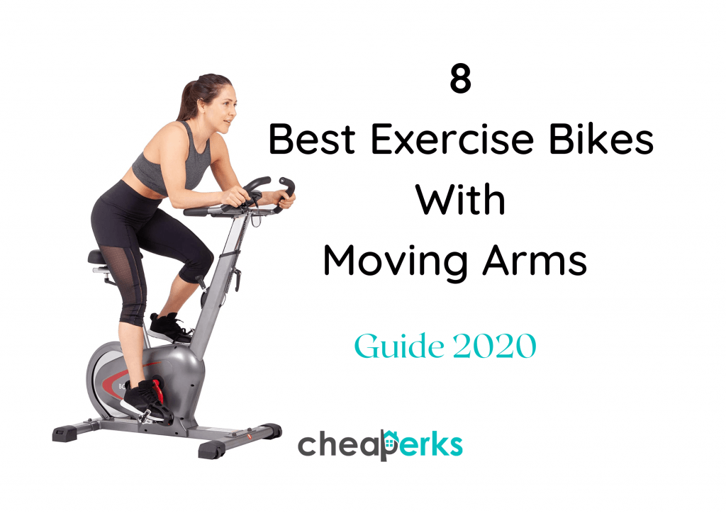 exercise bike with movable arms