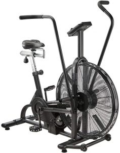 assault air bike with moving arms