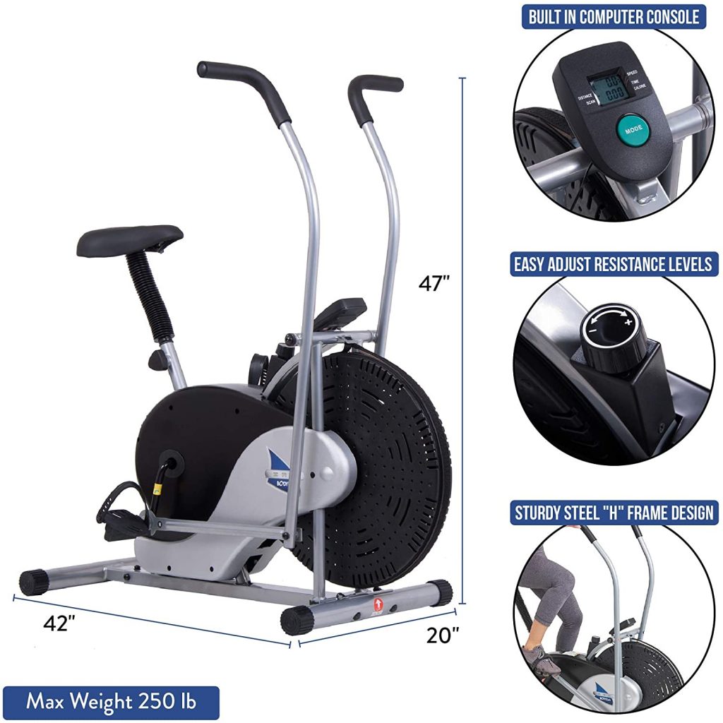 8 Best Exercise Bike With Moving Arms | Guide 2020 - cheaperks