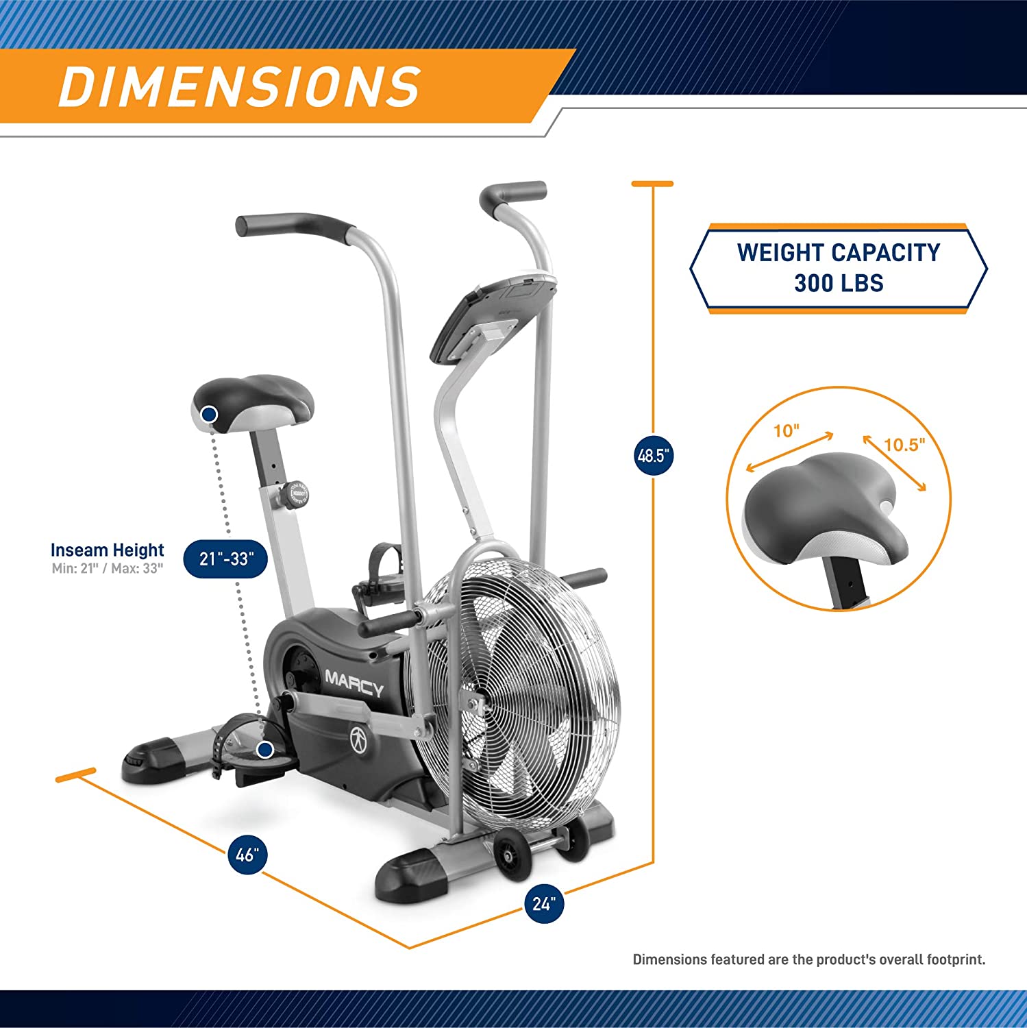 exercise bike with movable arms