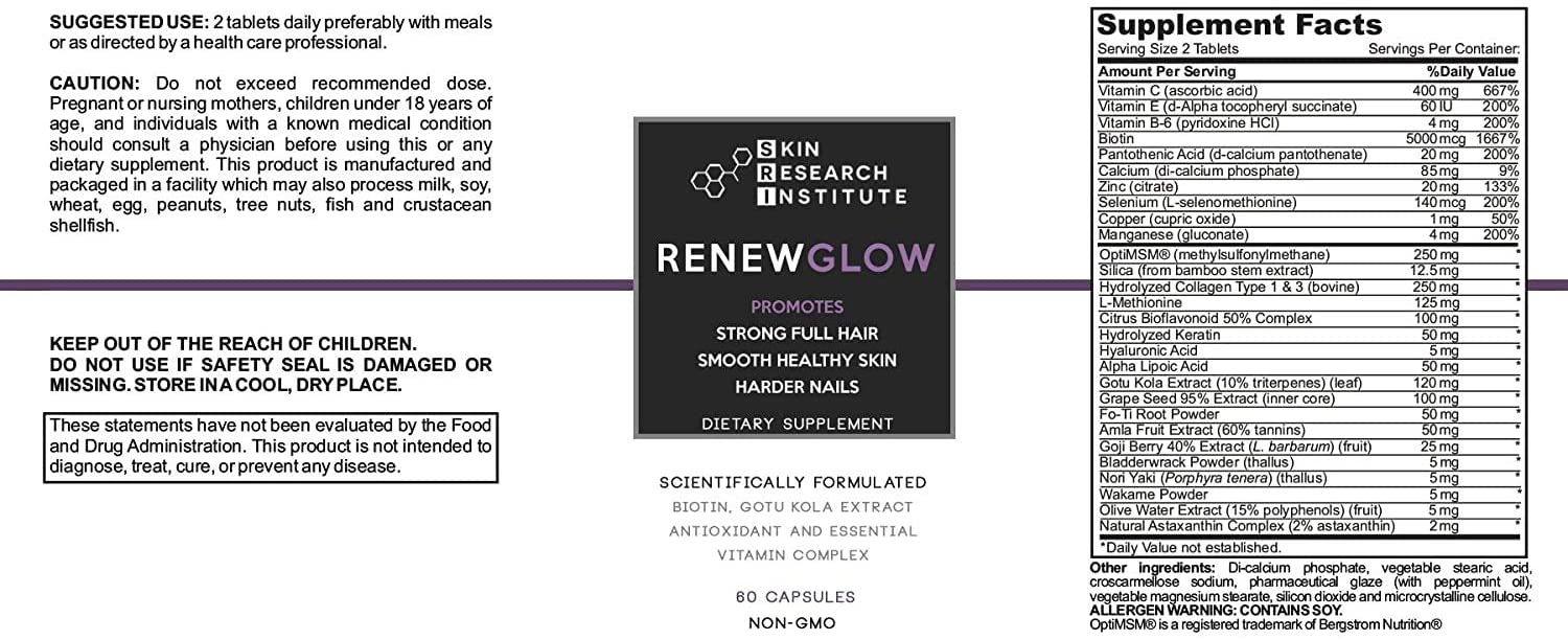 renewglow ingredients