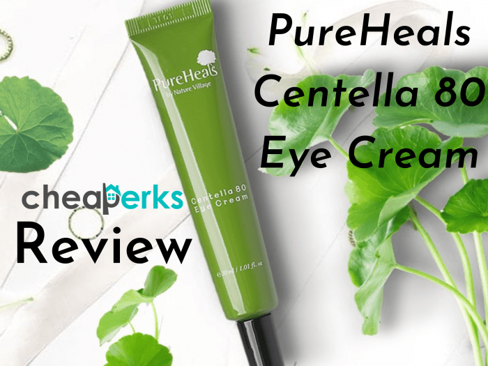 Pureheals centella 80 eye cream review