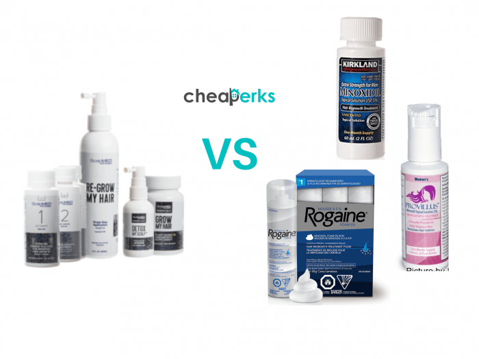 ScalpMed VS Rogaine, Provillus, Minoxidil & Nioxin
