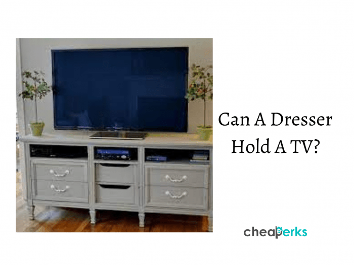 Can A Dresser Hold A TV_